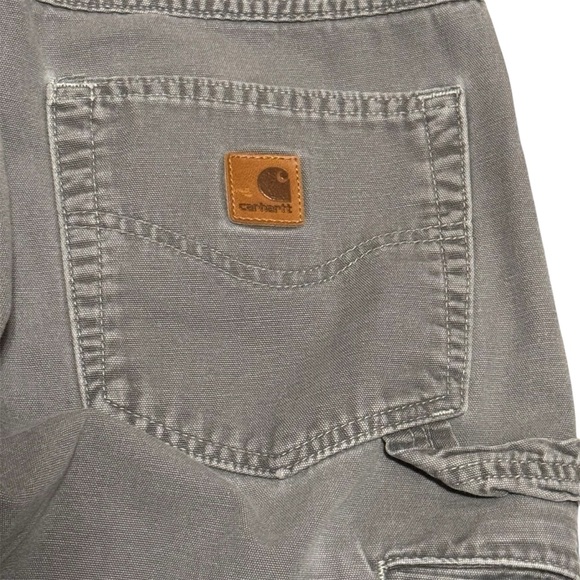 Carhartt Vintage Carpenter Pants Grey Loose Fit Size 34 - Picture 6 of 6